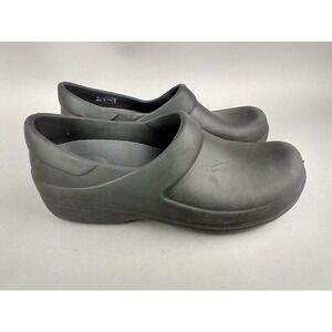 Crocs Womens 10 Slip Resistant Shoes Neria Pro II Black Clogs Nurse Work